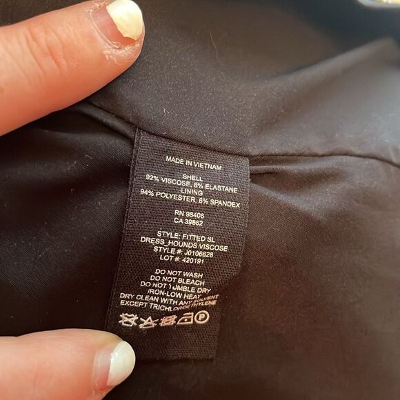 Theory Gray Sheath Mini Dress Crew Neck Sleeveless - Picture 7 of 9